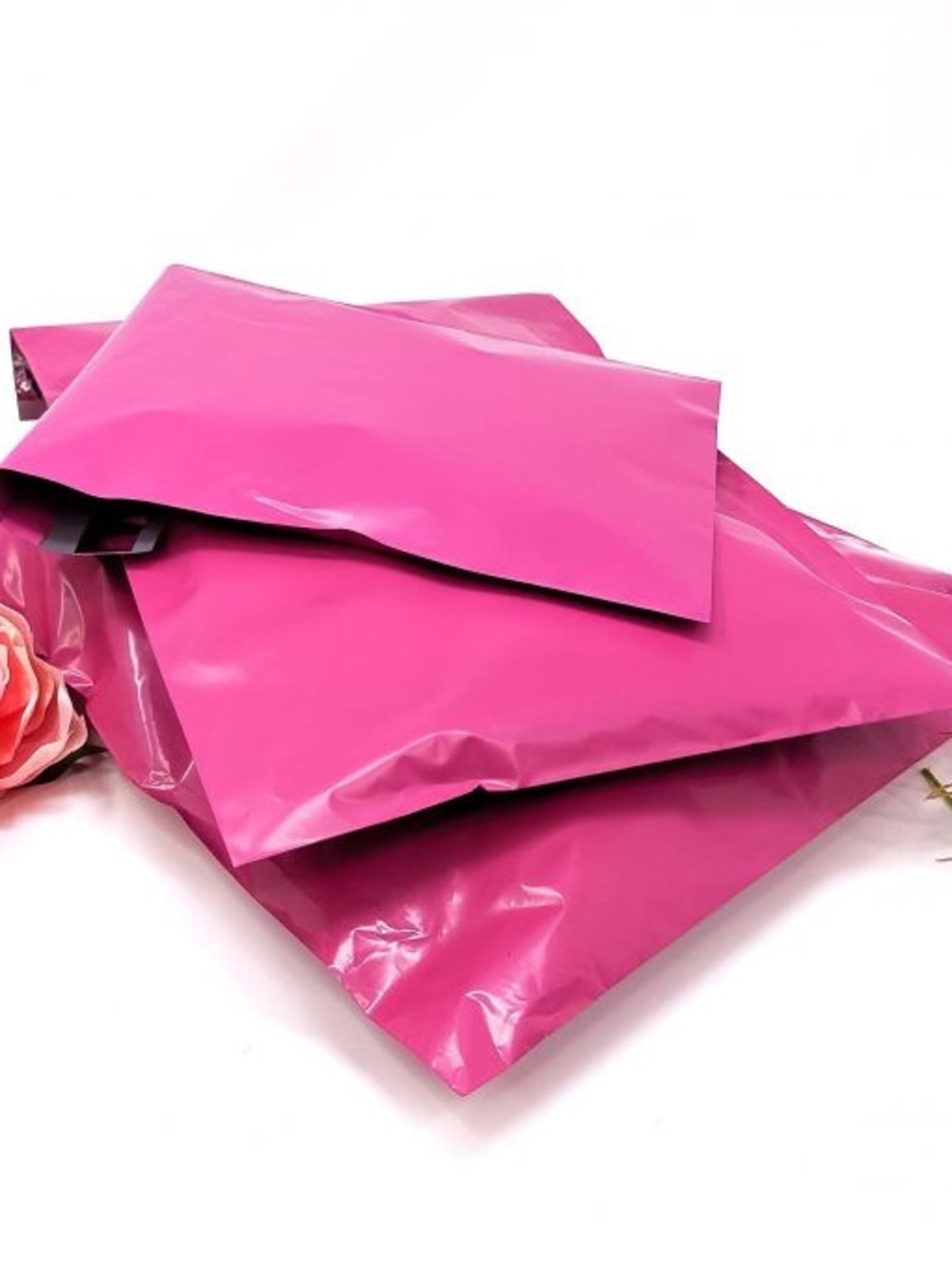 Pink Poly Mailers Set of 15-12x15.5”